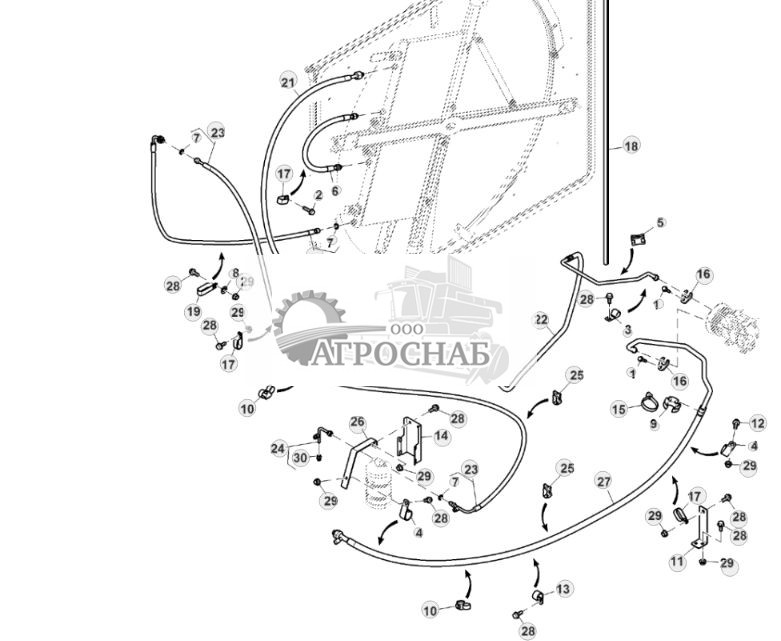 Шланги кондиционера воздуха, Final Tier 4 - ST827219 1198.jpg